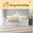 Upholstered Daybed With LED And 2 Drawers-1414784396-1414784398