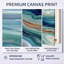 «Green River», art mural vert, ensemble de 2 impressions sur toile-1094804628-1094804622