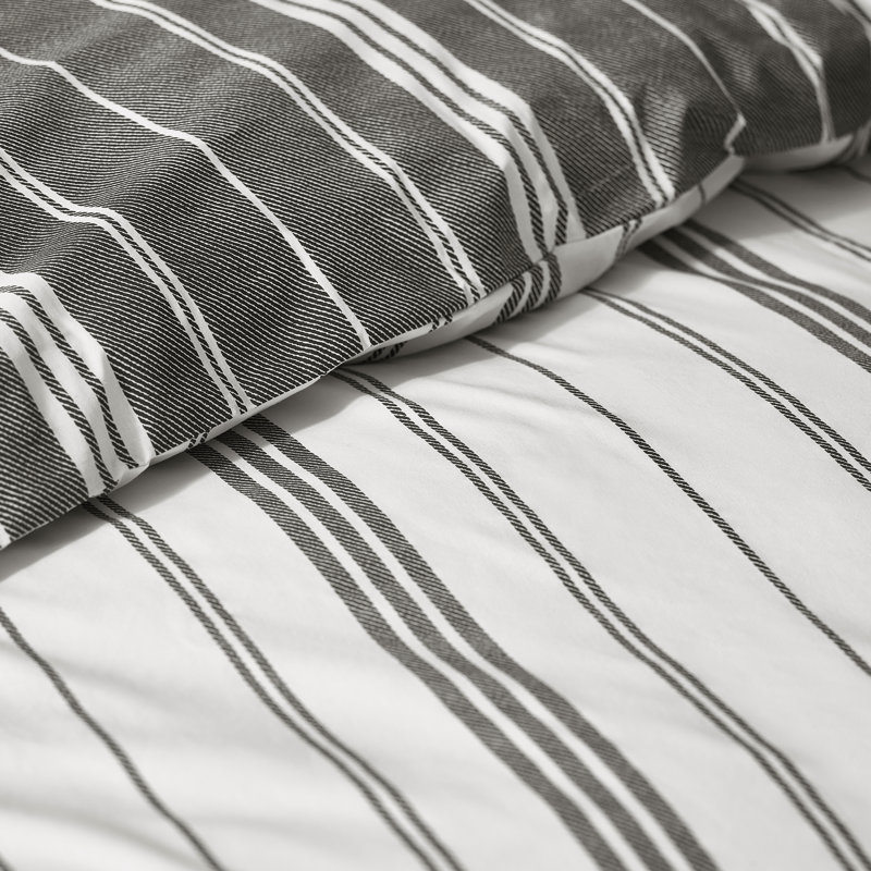 Harbour Stripe Reversible Duvet Cover Set, Double