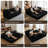 80.5'' Mordern Convertible Sleeper Sofa Corduroy Loveseat Sofa Bed, Foldable Floor Couch-1439612179