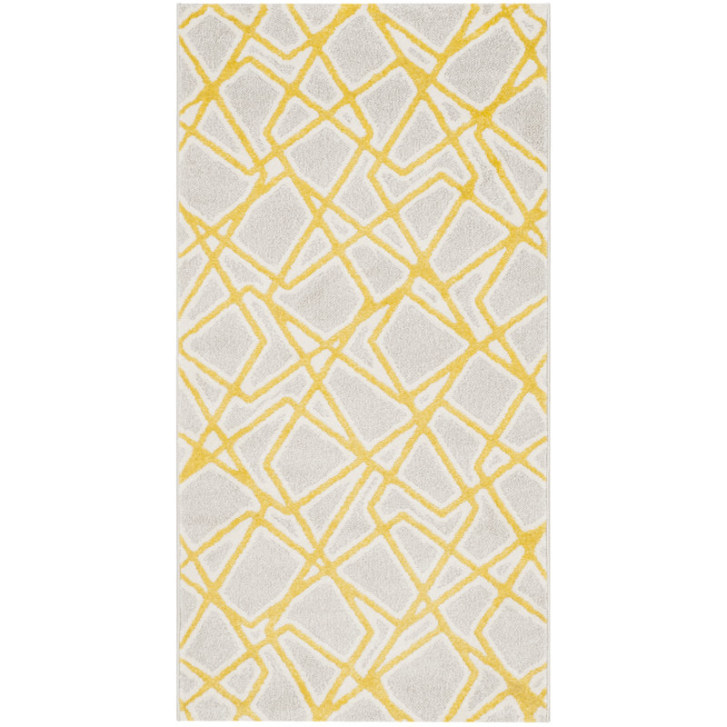 Tapis géométrique Logreira, Rectangle 2 pi 7 po x 5 pi