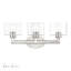 Très grande applique pour meuble-lavabo en chrome poli 5 lumières avec verre soufflé à la bouche-108265165-108265166