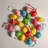 24 Pack Easter 4cm Eggs Pendants