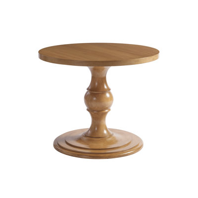 Newport Stone Pedestal End Table