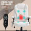 Fauteuil de bureau vibrant HOMcom-370732269-370732277
