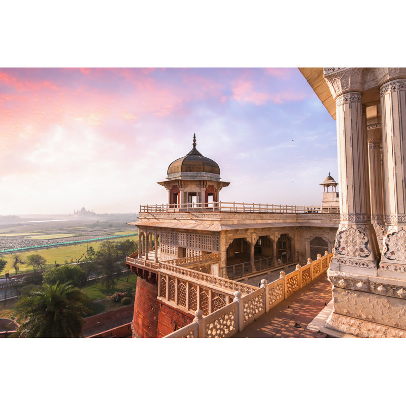 Brickton Agra Fort - Wrapped Canvas Print, 61cm H x 91cm W x 3.8cm D