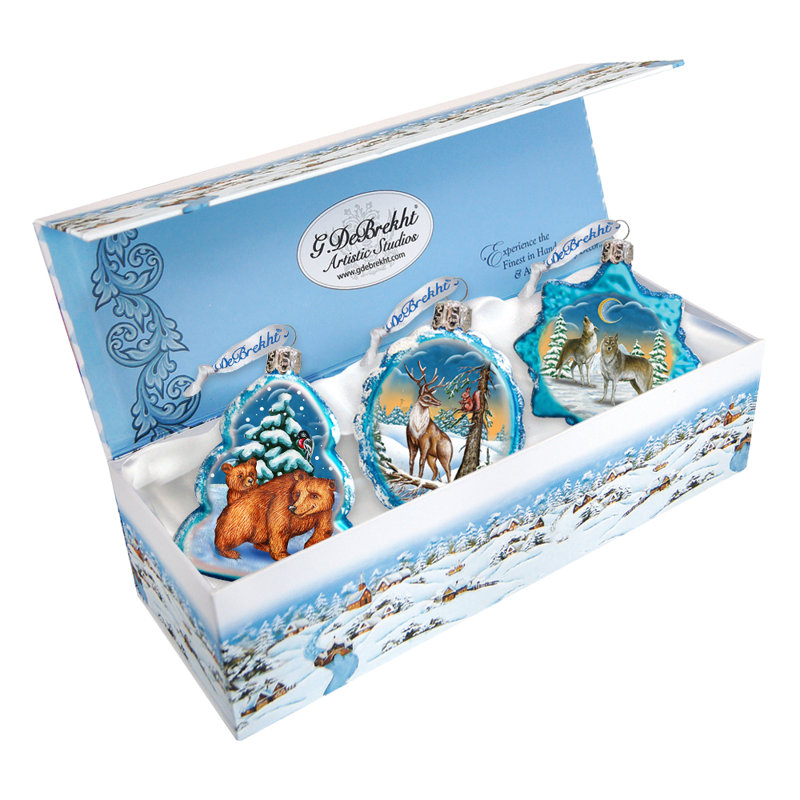 Keepsake 9'' Handmade Glass Holiday Shaped Ornament