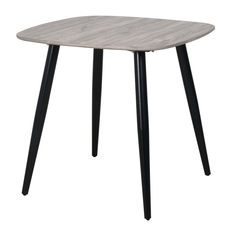 Vitela Square 80cm x 80cm Dining  Kitchen Table, Grey Oak