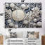 Fleurs de corail gris - Ensemble d'art mural corail sous l'eau-107754963-107754965