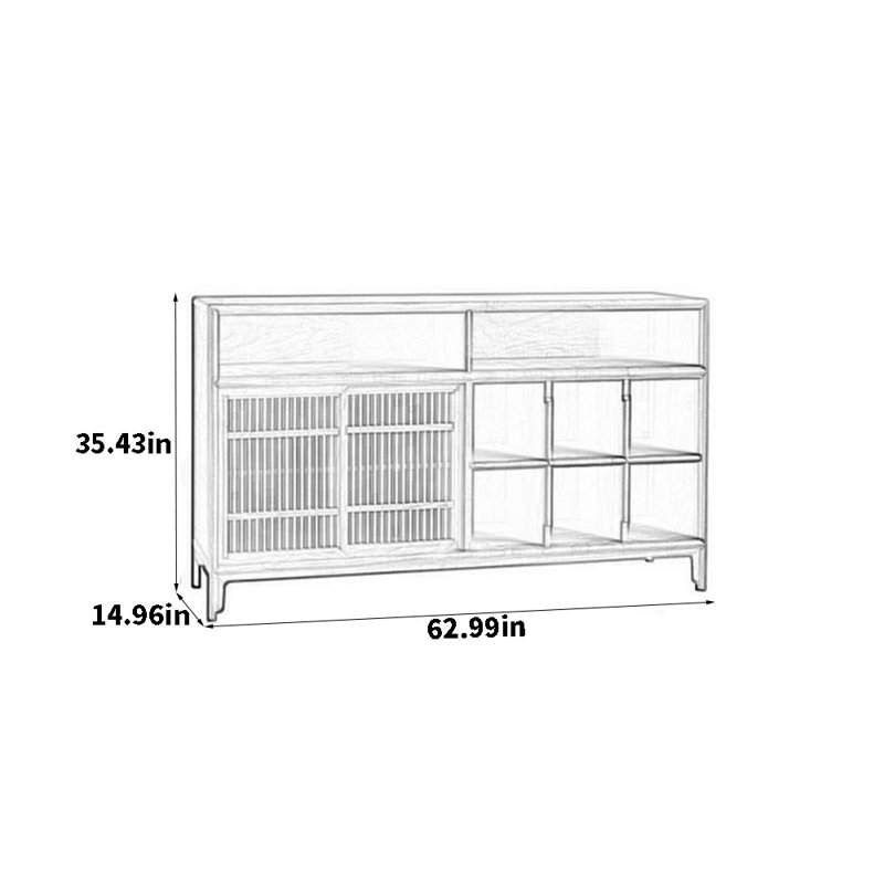 Multi-Functional Home Sideboards, Natural