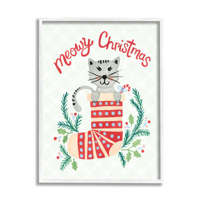 Meowy Christmas Clever Cat Nestled