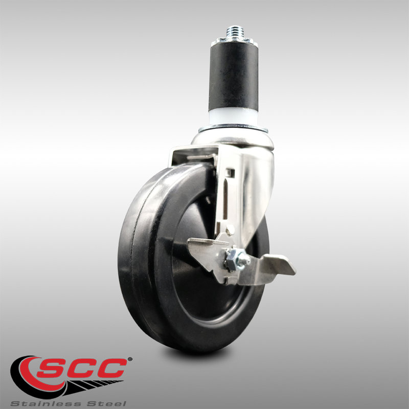 Frein à roue extensible pivotant en acier inoxydable 316SS SCC