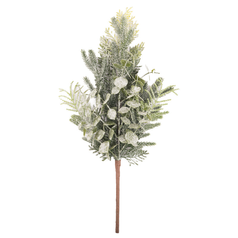 42cm Faux Eucalyptus Branch
