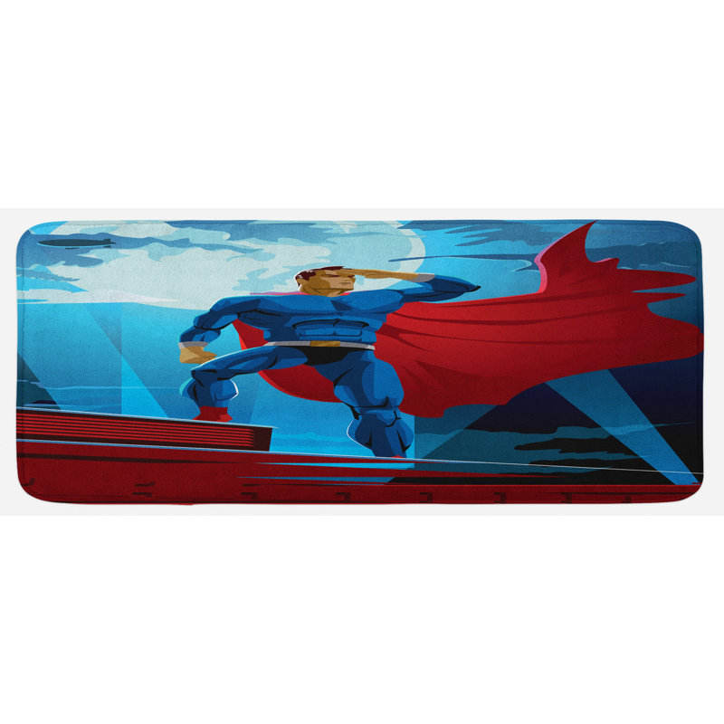 Tapis de cuisine superhero