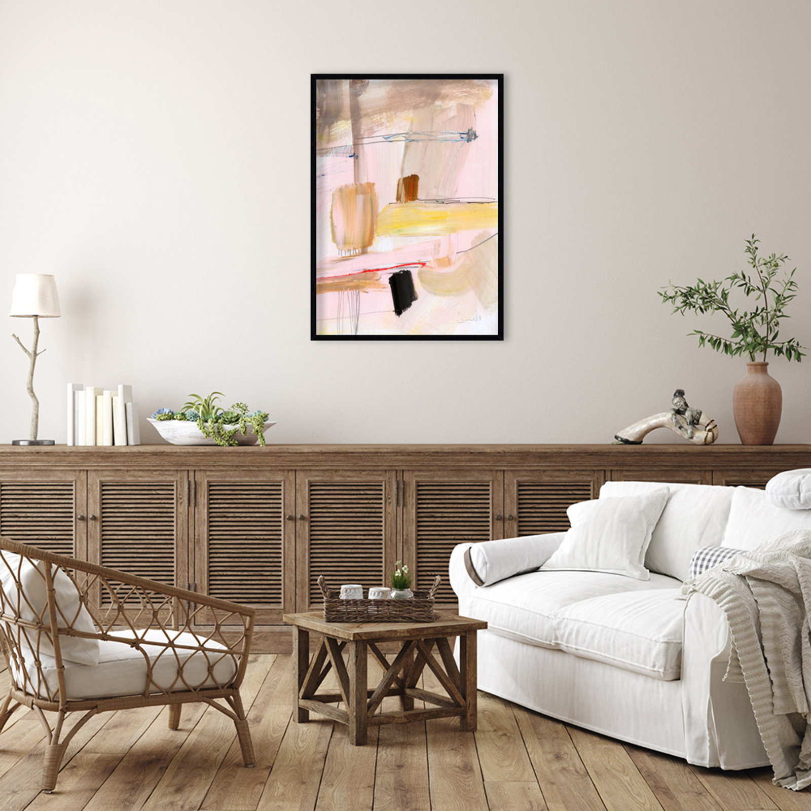 Cleve "Summer Dream" Print by Dan Hobday, Black, 41" H x 30" W
