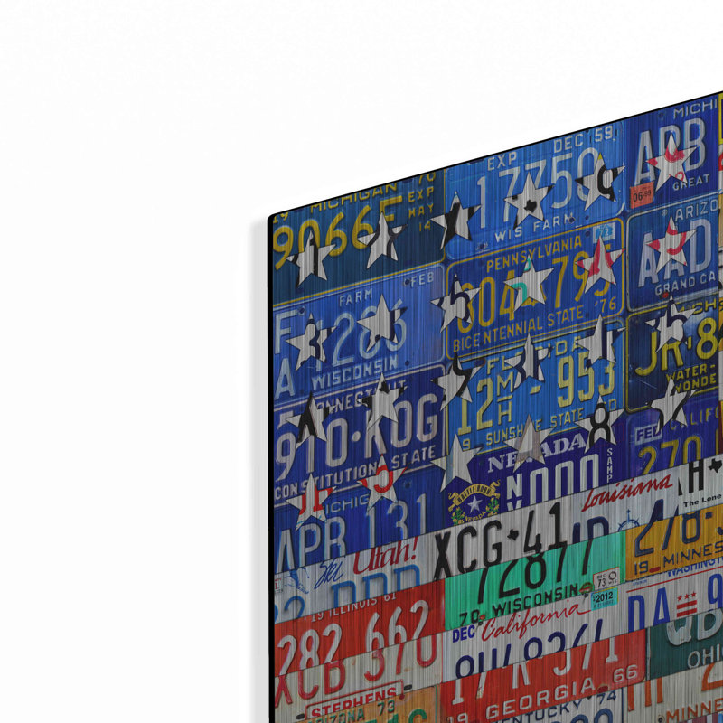 «Scrap Flag» par Design Turnpike, H 12 po x l 16 po