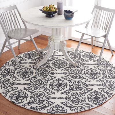 Anjalina Hand Tufted Wool Damask Rug