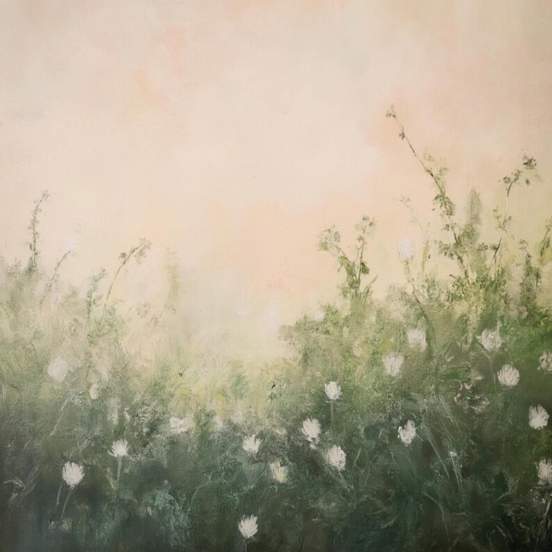Soft Morning Meadow Mist, 236" L x 118" W