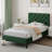 Bed Frame with Headboard, Upholstered Platform Bed with Button Tufted Desigh-93033505-93033532