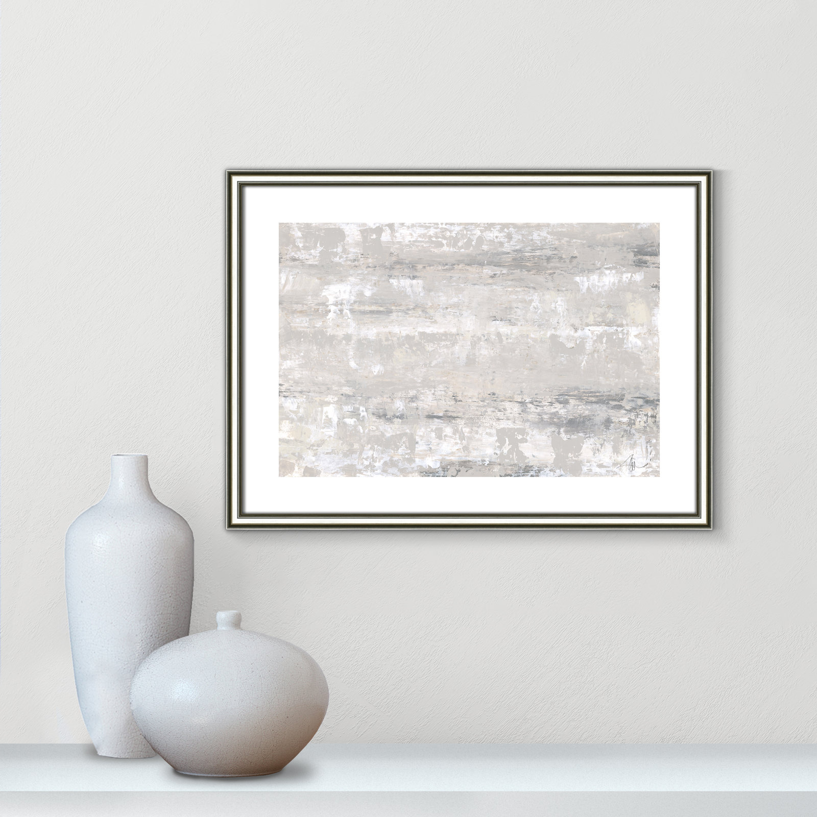Desert Winds by Filippo Ioco - Print, Silver Framed Paper, 17" H x 23" W x 0.88" D
