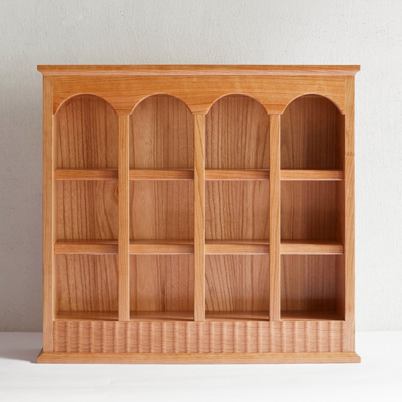 North America A Grade Cherry One Piece Solid Wood Storage Rack Simple European Style Solid Wood Kitchen Table Cup Holder For Home