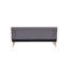 Shaun 3 Seater Armless Sofa Bed