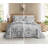 5-Piece Oversized Jacquard Matelasse Floral Damask Bedspread Set-116262350-116262349