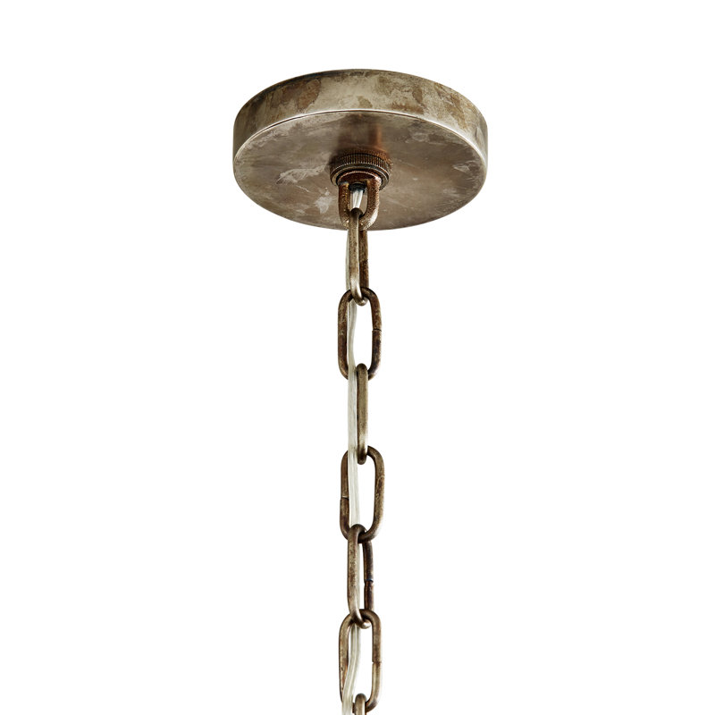 1-Light Dimmable Metal Single Pendant , Oxidized Nickel