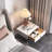 Table de chevet moderne en bois acrylique, design transparent, design d'apparence minimaliste, armoire de rangement, chambre à coucher moderne, acrylique élégant, convient à la chambre à coucher