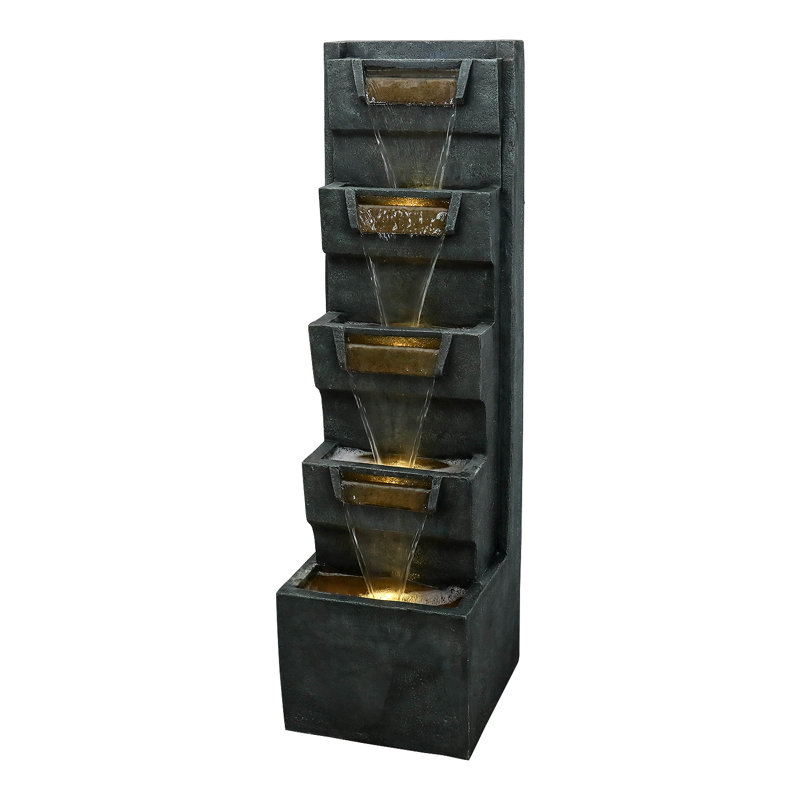 Fontaines en cascade d'intérieur 39,3 po H
