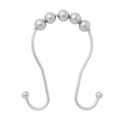 Metal Rust Resistant Shower Curtain Hook