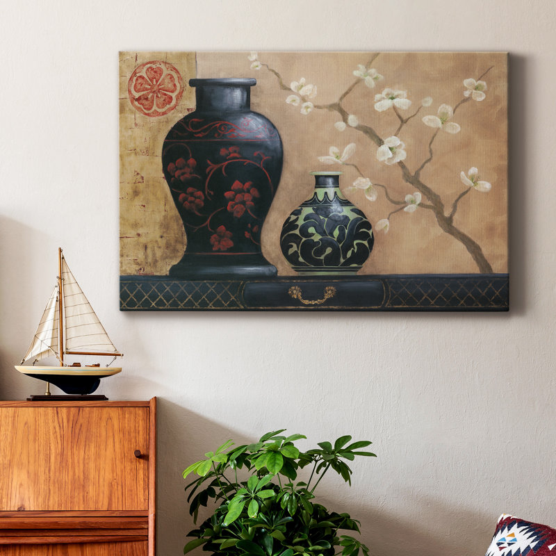 Asian Calm I - impression sur toile tendue, H 12 po x l 8 po x P 1 po