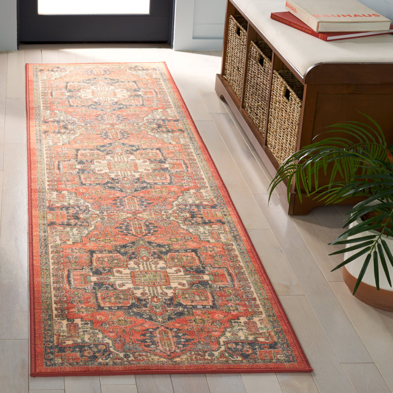 Tapis lavable à la machine Pavos, Tapis de couloir 2 pi 2 po x 8 pi
