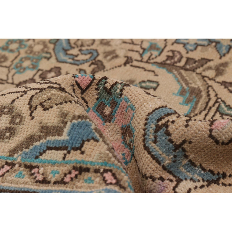 One-of-a-Kind Rectangle 6'5" X 9' 1990's Wool Area Rug