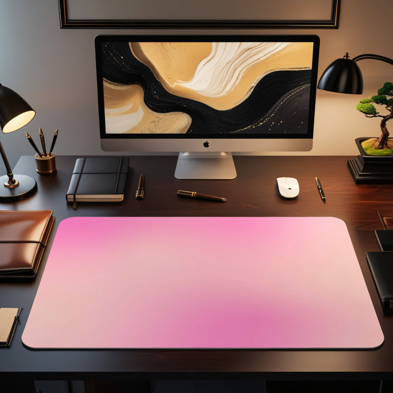 Polyester Desk Pad, 14.4x12.1