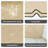 10X10 Ft Outdoor Patio Gazebo Replacement Canopy,Double Tiered Gazebo Tent Roof Top Cover Only Greatwall Border(Frame Not Include)-Tan-124671663