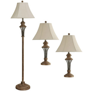 Brown Traditional Floor Lamp