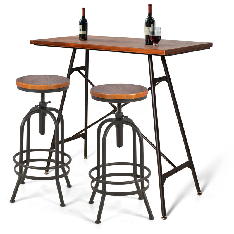 2 - Personsrectangular Solid Wood Dining Set