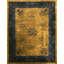 Tapis des années 1920 antique à motif floral chinois, jaune, or et orange