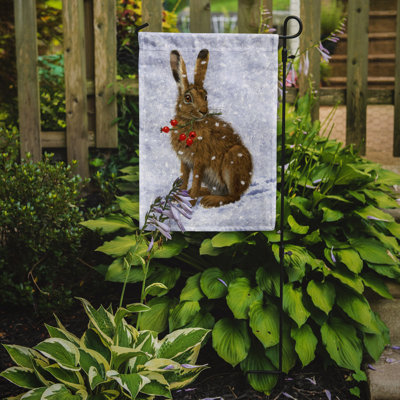 Berkman Double Sided 15'' H x 11'' W Polyester Animal Garden Flag