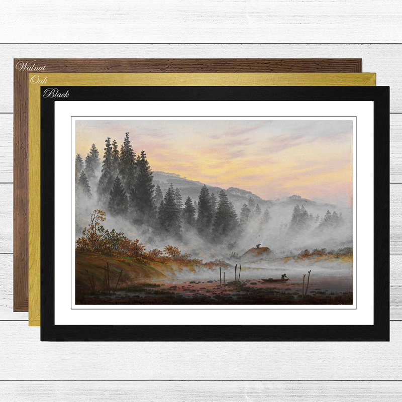 Friedrich Caspar David - Single Picture Frame Painting, Oak