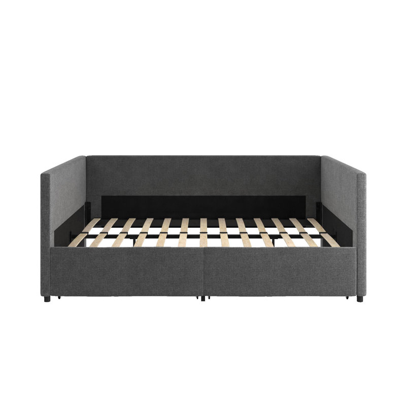 Dmitry Upholstered Daybed with Drawers