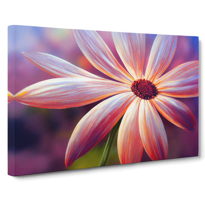 Timeless Daisy Flower - Wrapped Canvas, 35cm H x 50cm W x 3cm D