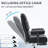 Big and Tall Office Chair 500LBS Capacity High Back PU leather Large Heavy Duty Executive Office Chair with Foot Rest, Lumbar Support, Adjustable Padded Armrests, Black-132531506
