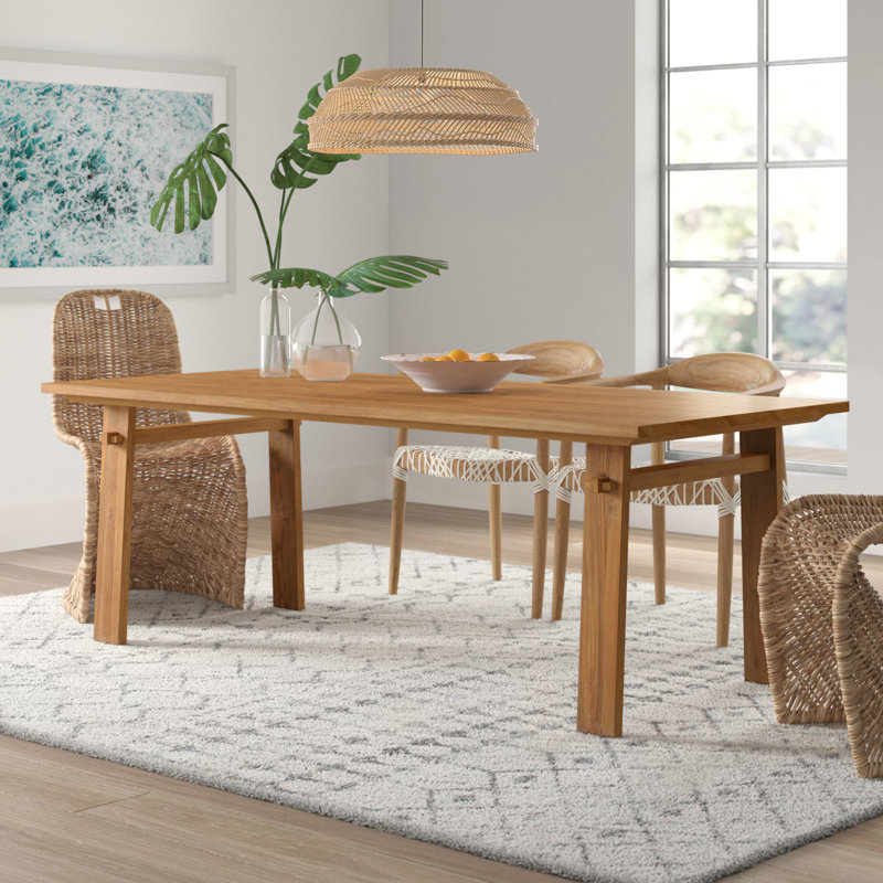 Aires Teak Solid Wood Dining Table