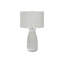 Lighting, H 27 po, lampe de table et abat-jour en céramique, contemporain
