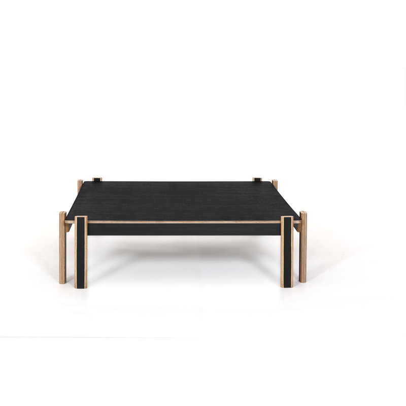 Pirwi Marble Coffee Table, Dark Black