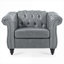 Chaise d'appoint d'intérieur simple pour le salon