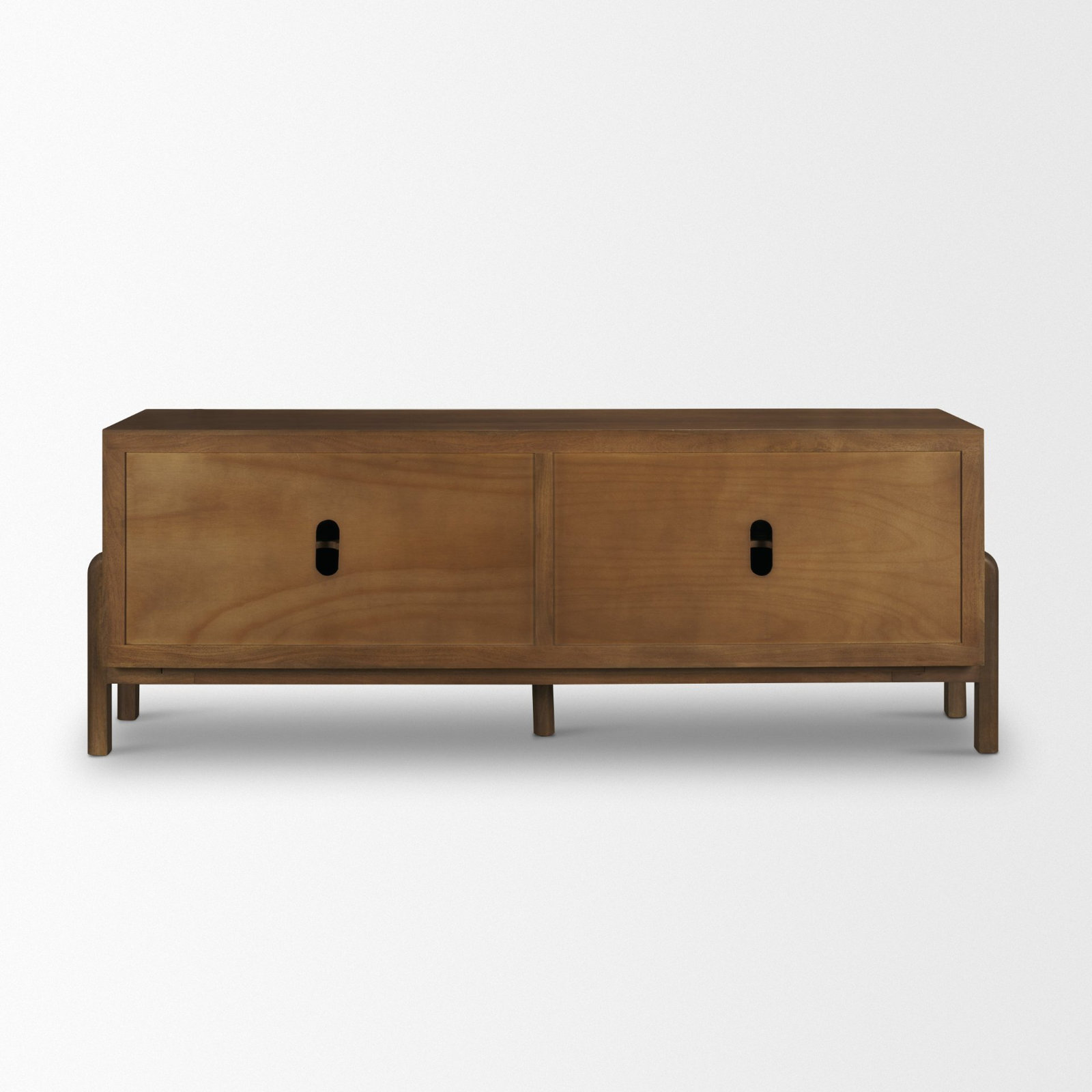 84" 4-Door Sideboard, Dark Brown