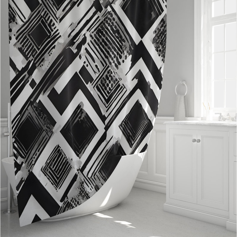Rideau de douche Marple, H 72 po x l 70 po
